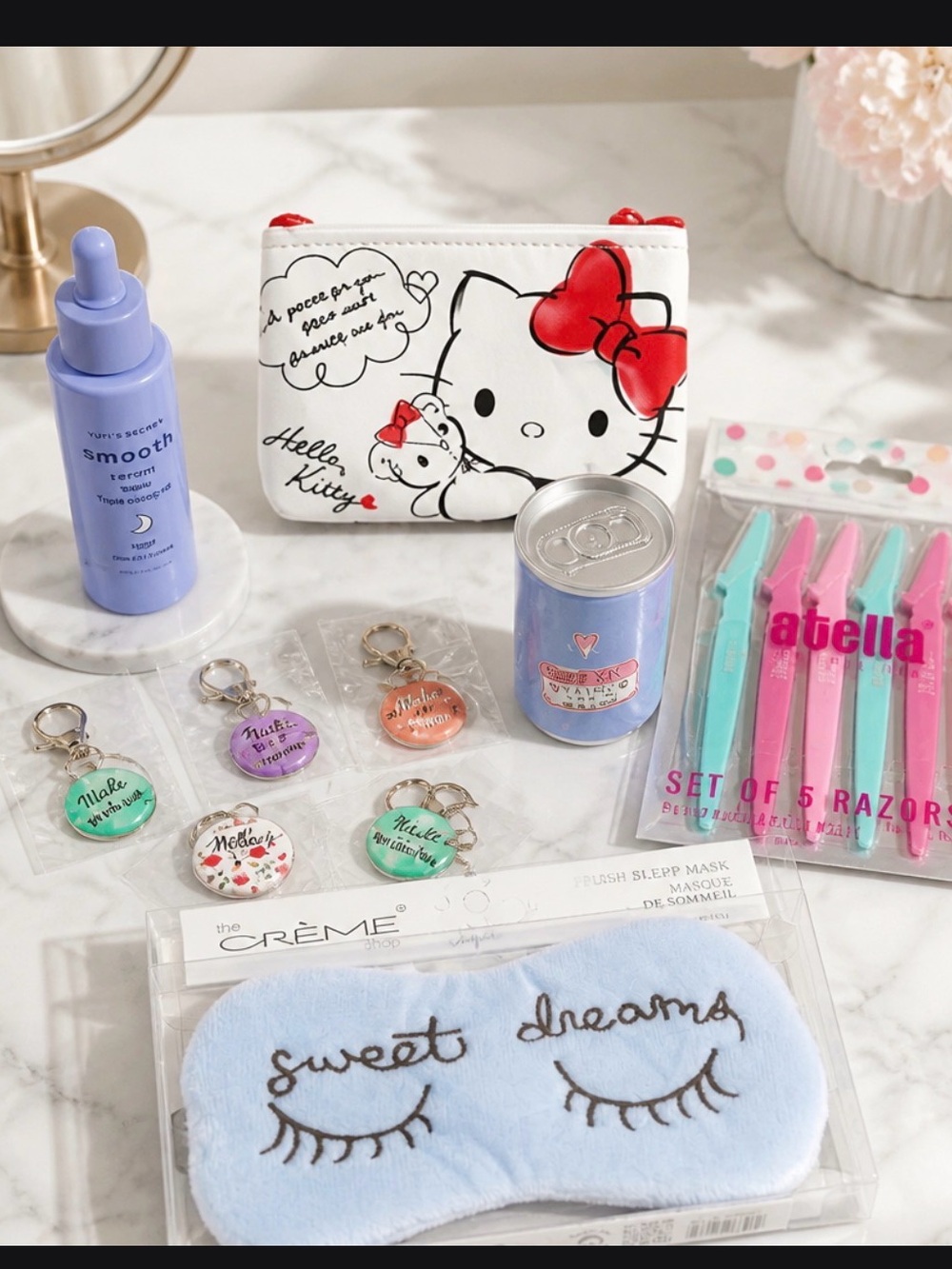 Hello Kitty White Wallet with Red Bow NWT  Coin Purse & bundle